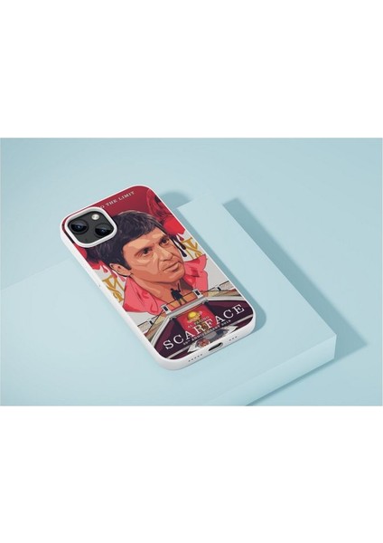 Tony Montana Scarface iPhone Tüm Modellere Uyumlu Kılıf iPhone 6,7,8,x,11,12,13,14,15,16 Plus