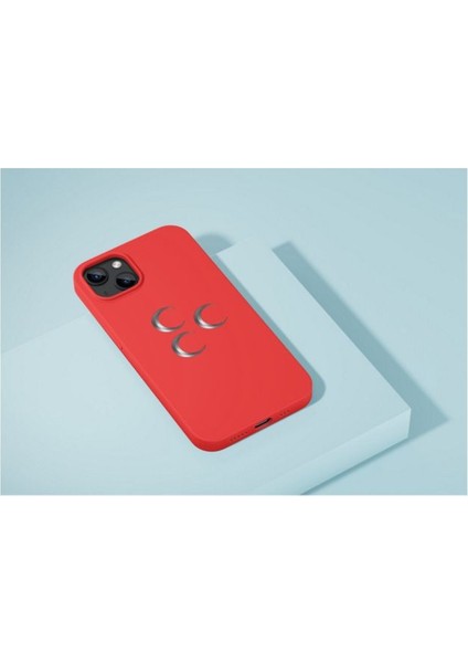 3 Hilal iPhone Tüm Modellere Uyumlu Kılıf iPhone 6,7,8,x,11,12,13,14,15,16 Plus