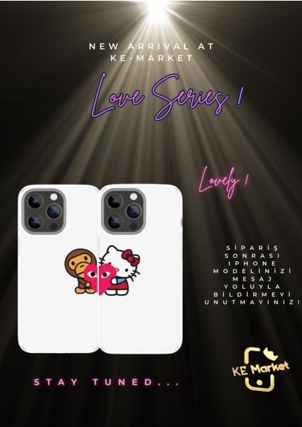 Çiftlere Özel Love Series iPhone Tüm Modellere Uyumlu Kılıf iPhone 6,7,8,x,11,12,13,14,15,16 Plus
