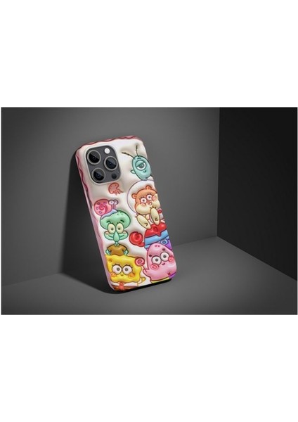 Sponge Bob iPhone Tüm Modellere Uyumlu Kılıf iPhone 6,7,8,x,11,12,13,14,15,16 Plus