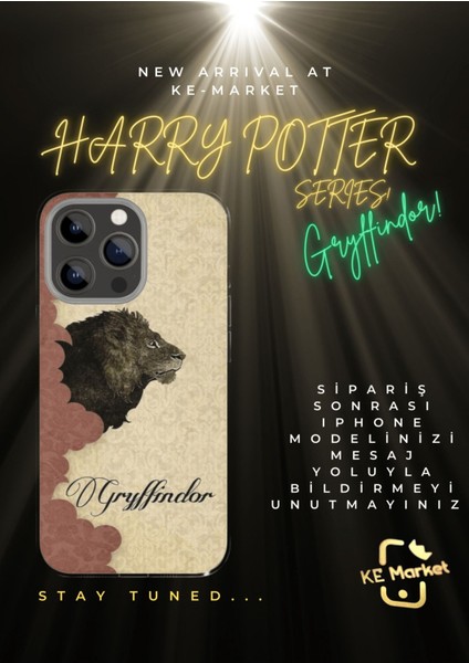 Harry Po Series Gryffindor iPhone Tüm Modellere Uyumlu Kılıf iPhone 6,7,8,x,11,12,13,14,15,16 Plus