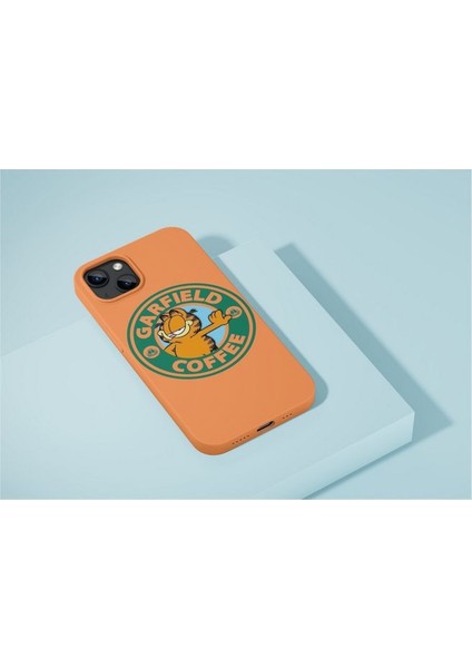Garfield Coffee iPhone Tüm Modellere Uyumlu Kılıf iPhone 6,7,8,x,11,12,13,14,15,16 Plus