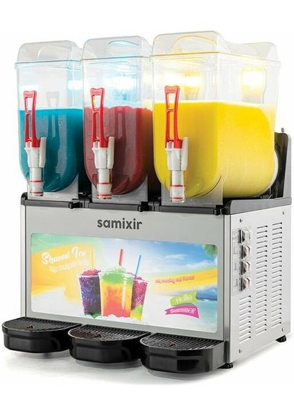 Slush Triple Allure Meyve Suyu Dispenseri 12+12+12 Litre