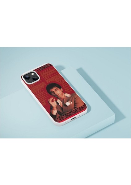 Scarface iPhone Tüm Modellere Uyumlu Kılıf iPhone 6,7,8,x,11,12,13,14,15,16 Plus