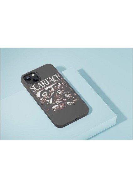 Scarface Tony Montana iPhone Tüm Modellere Uyumlu Kılıf iPhone 6,7,8,x,11,12,13,14,15,16 Plus