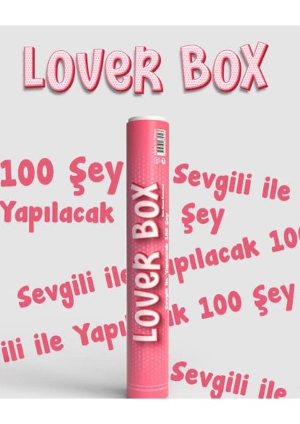 Sevgili Kutusu, Sevgili ile Yapılacak 100 Şey, Kazı Kazan Posteri