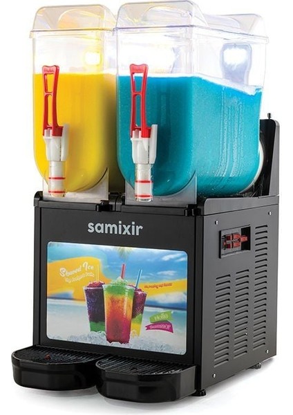 Slush Twin Allure Meyve Suyu Dispenseri 12+12 Litre