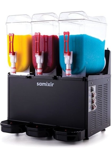 Slush Triple Meyve Suyu Dispenseri 12+12+12 Litre