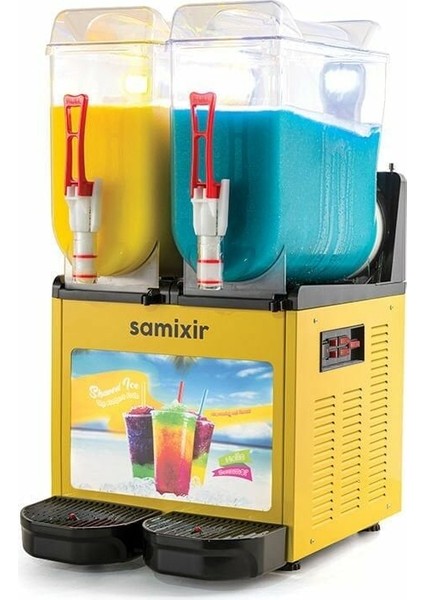 Slush Twin Allure Meyve Suyu Dispenseri 12+12 Litre