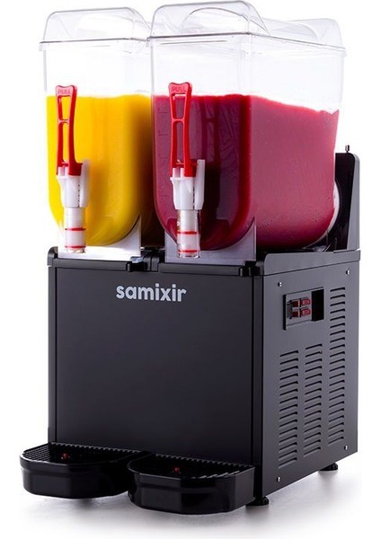 Slush Twin Meyve Suyu Dispenseri 12+12 Litre