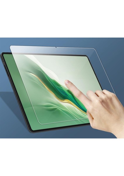 Honor Pad X8 Lite 9.7" Dönerli Standlı Deri Tablet Kılıfı - Ekran Koruyucu - Beyaz