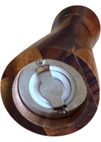 Akasya Komple Ahşap Gövdeli Tuz Karabiber Değirmeni Baharat Öğütücüsü 16 Cm - 2 Adet - 395