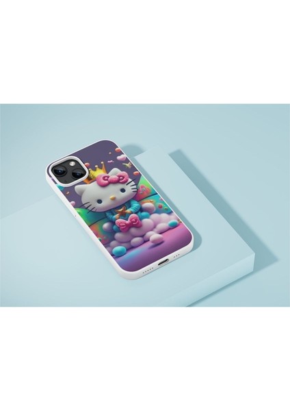 Hello Kitty Tüm Modellere Uyumlu Kılıf iPhone 6,7,8,x,11,12,13,14,15,16 Plus