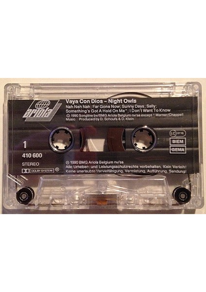 Vaya Con Dıos - Night Owls – Kaset fiyatları