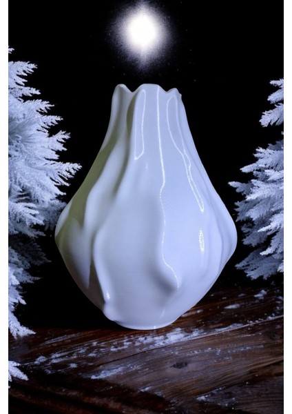 3dluxe Glacier Karlı Vazo/şık Tasarım / Özel fiyatları