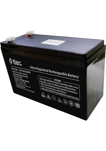 12V 7AH Base Bakımsız Kuru Tip Akü