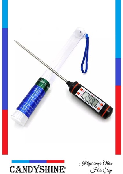 Daldırma Tipli Süt Mama Yoğurt Çorba Mayalama Dijital Mutfak Gıda Yemek Termometresi fiyatları