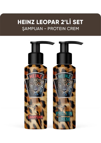 Leopar 2'li Set Şampuan - Proteın Crem