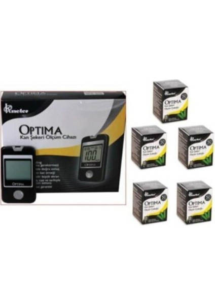 Şeker Ölçüm Cihazı 5 Kutu Strip (50'li)