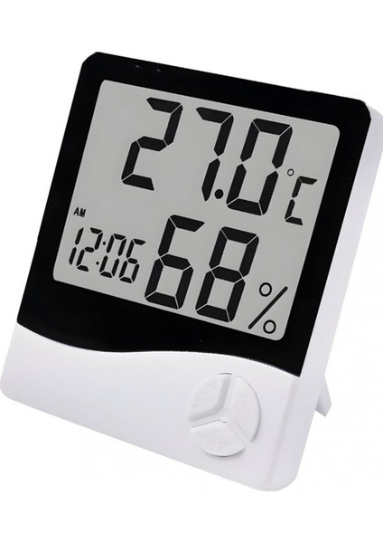 Derece Termometre Htc1 Isı Nem Alarm Mini Dijital Termometre Nem Ölçer Oda Sıcaklığı Iç Mekan Bebek