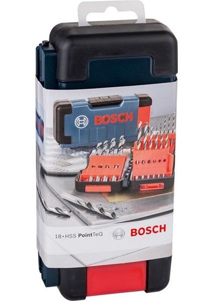 Hss Pointteq 18 Parça Toughbox Metal Delme Set - 2608577350 fiyatları