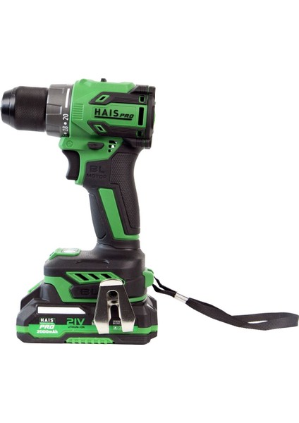 Haispro RB-DB2101 Profesyonel Vidalama Matkap 21 V 2.0 Ah Çift Akülü