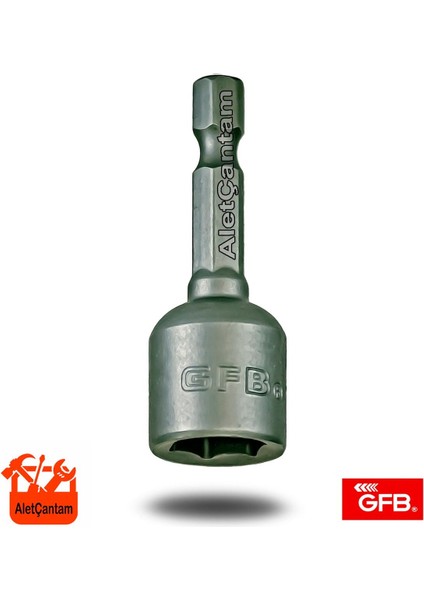 Bits Uç Lokma Uç Somun Vidalama Ucu Matkap Ucu 8 mm