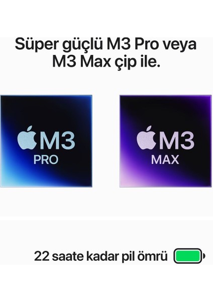 Macbook Pro M3 Pro 18C Gpu 36GB 512GB SSD 16 Inç Uzay Siyah MRW23TU/A fiyatları