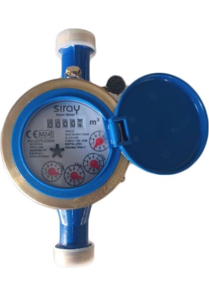 Sıray Srk-3 3/4" DN20 Kısa Tip Soğuk Su Sayacı Rakorsuz 110MM