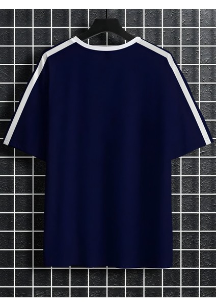 Yeni Sezon Unisex Omuz Detaylı Brasil Baskılı Oversize T-Shirt fırsatları