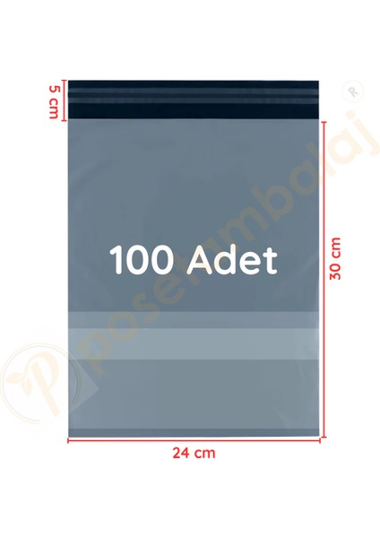24X30+5 cm (24X35) Cepli Kargo Poşeti 100 Adet