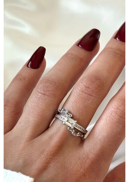 Premium Seri Shiny Tasarım Ayarlanabilir Kadın Yüzük