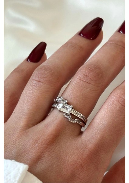 Premium Seri Shiny Tasarım Ayarlanabilir Kadın Yüzük fiyatları