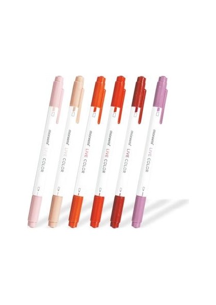 Live Color Dusty Flora 6'lı Fosforlu Kalem Seti