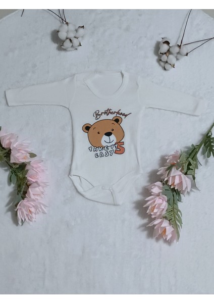 Baskılı Bebek Çıtçıtlı Body