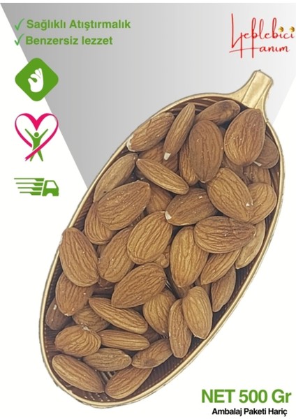 Taze ve Lezzetli İri Boy Çiğ Badem 500 gr