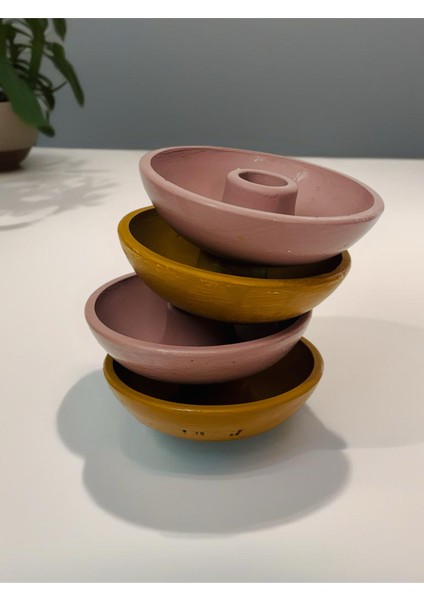 Antik Görünümlü Tabak Şamdan modelleri