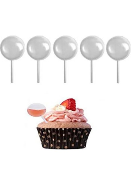 Sos Damlalığı 6lı Daire Cupcake Kek Tatlı Dondurma Sos Dolgu Tüpü Sosluk Marmelat Damlalık