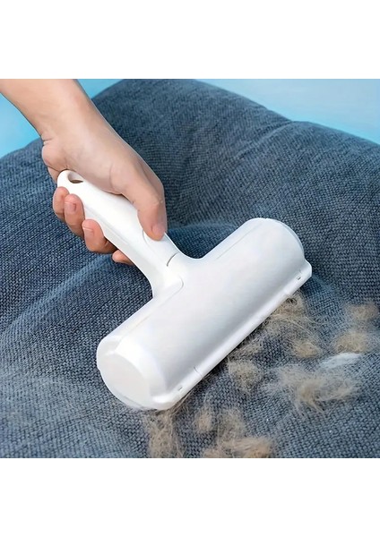 Mobilya, Giysi Ve Halıdan Tekrar Kullanılabilir Silindir Tip Kedi Köpek Tüyü Toplama Fırçası fırsatları