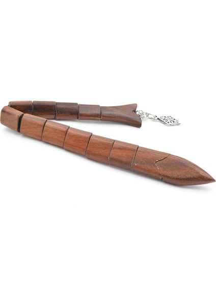 Usta İşçilikli Kahverengi Pelesenk Ağacı Balık Tesbih