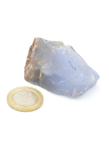 Hakiki Doğal Kalsedon Taşı Kaya Parçası 87 Gram
