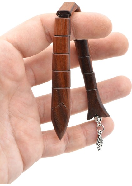 Usta İşçilikli Kahverengi Pelesenk Ağacı Balık Tesbih indirimleri