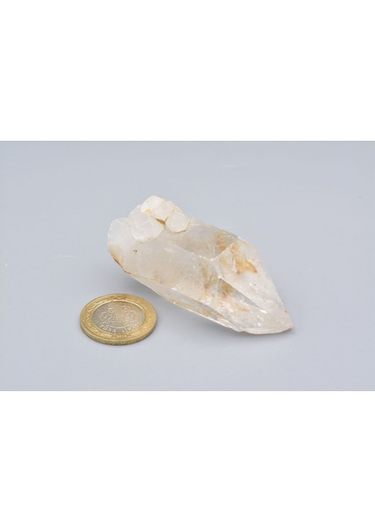 Hakiki Doğal Kristal Kuvars Taşı Kaya Parçası 77 Gram