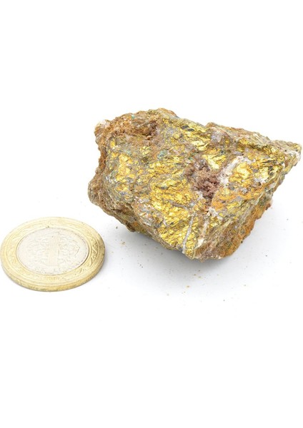 Hakiki Doğal Kalkopirit Taşı Kaya Parçası 100 Gram