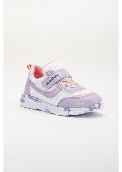 Şiringenç Ortopedik Kız Çocuk Spor Ayakkabı Lila Cırtlı Anorak Malzeme modelleri