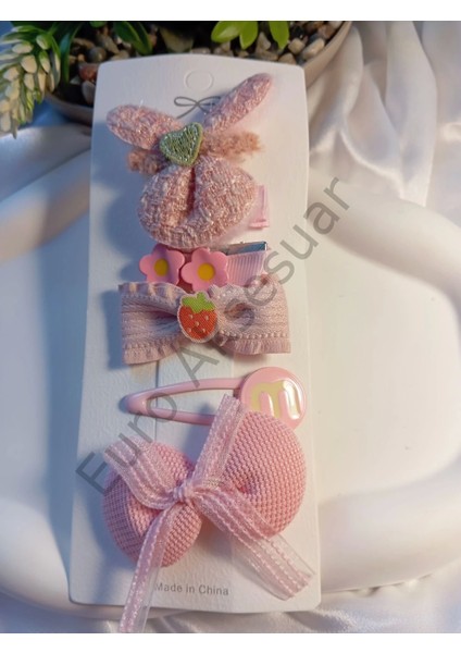Pembe Bebek Yan Toka Seti