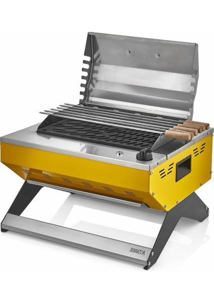 Elektrikli Profesyonel Döküm Barbekü (Marin Kullanıma Uygundur)