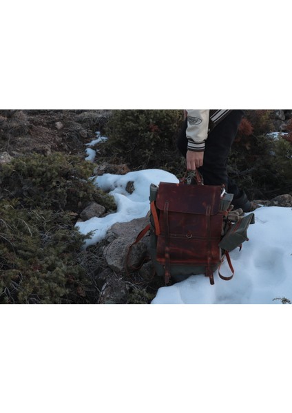 Mumlu Kanvas Kumaş Çanta Outdoor Kamp Trekking Dağcılık Avcılık Spor Çantası fırsatları