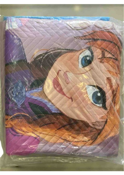 (Outlet) Tek Kişilik Kapitoneli Nevresim Takımı - Çok Amaçlı Set Frozen