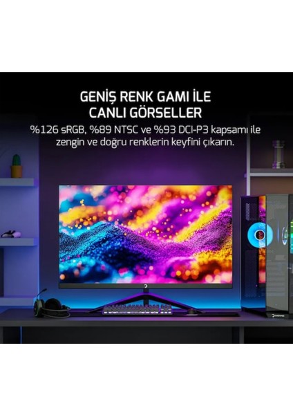 Sonic T80 27" 0.5 ms 2K IPS 180 Hz Oyuncu Monitörü